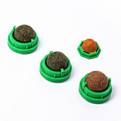 4 Pcs Catnip Cat Toys - Extra Cat Energy Ball - iTalkPet