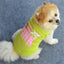 4PCS Dog Summer Sweatshirt Puppy Cute Vest for Small Pet - iTalkPet