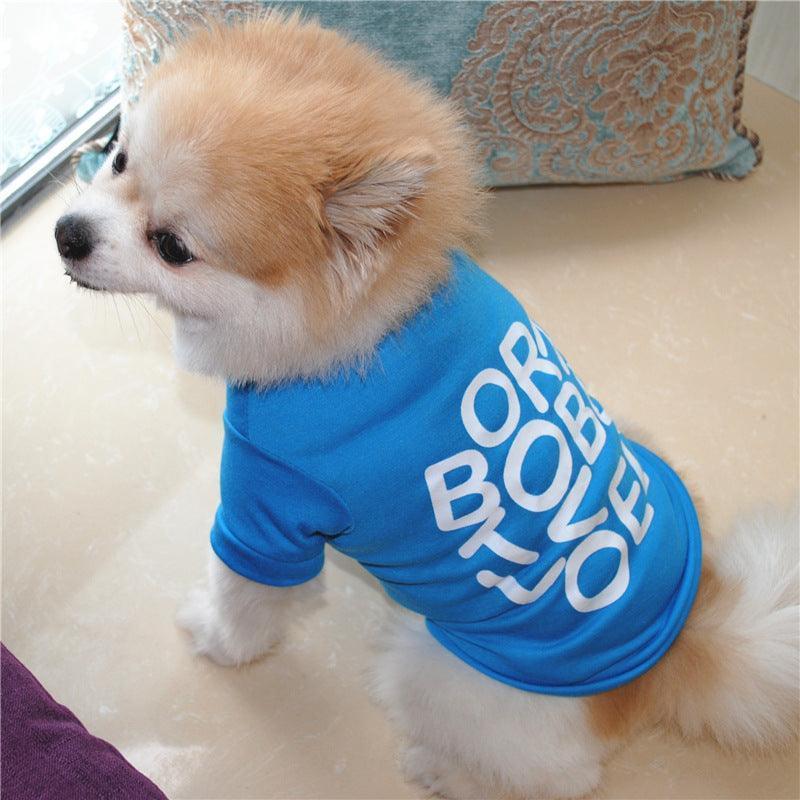 4PCS Dog Summer Sweatshirt Puppy Cute Vest for Small Pet - iTalkPet