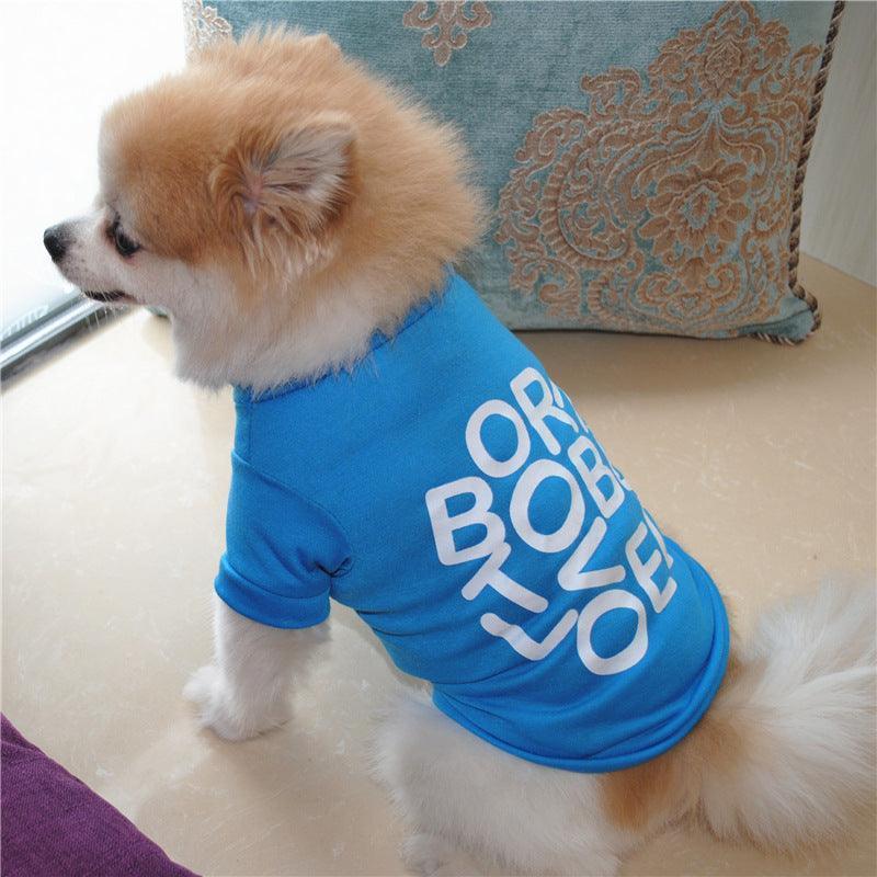 4PCS Dog Summer Sweatshirt Puppy Cute Vest for Small Pet - iTalkPet