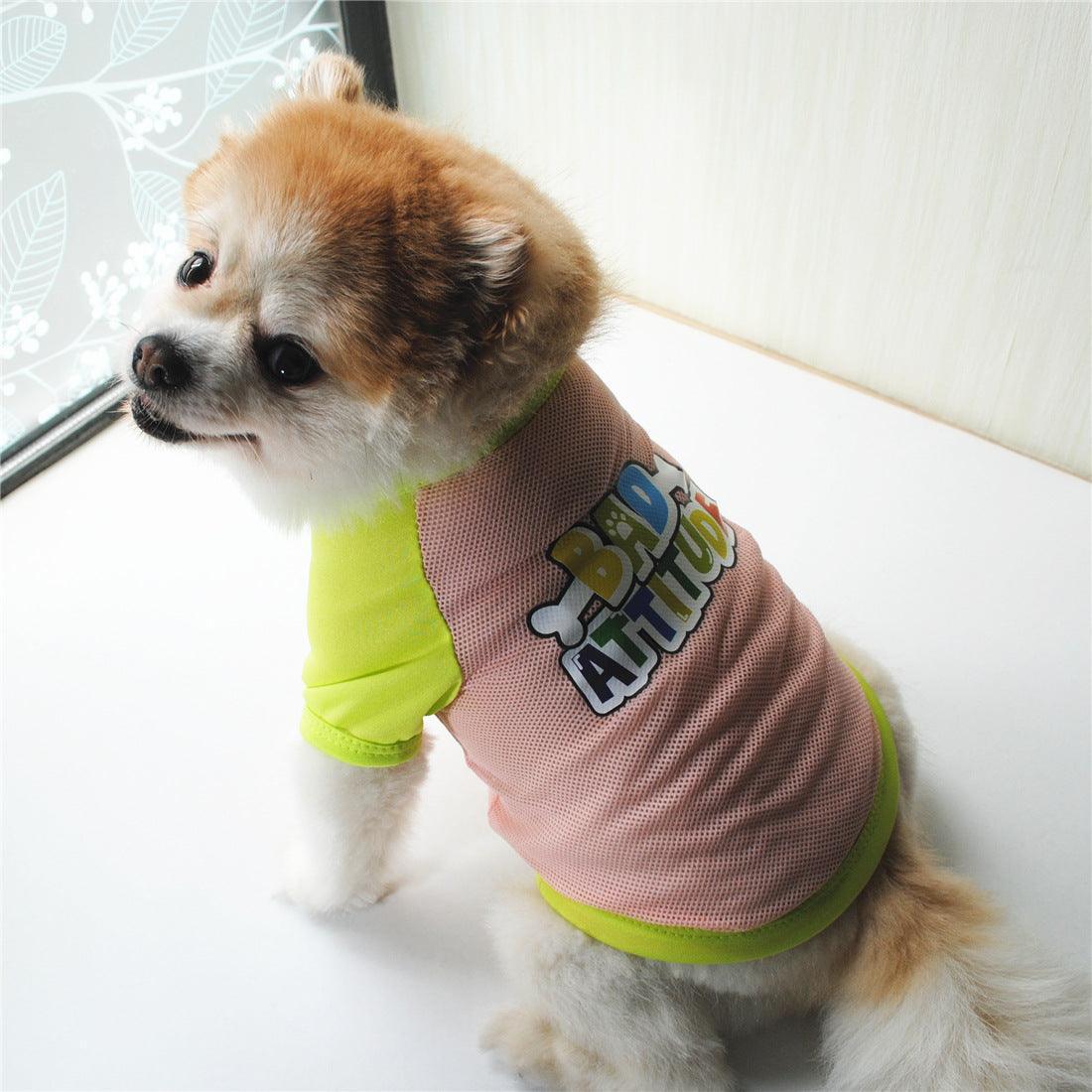 4PCS Dog Summer Sweatshirt Puppy Cute Vest for Small Pet - iTalkPet