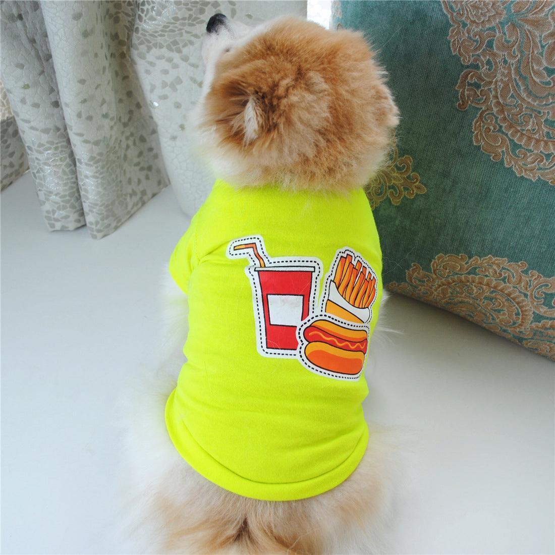 4PCS Dog Summer Sweatshirt Puppy Cute Vest for Small Pet - iTalkPet