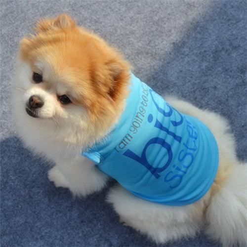 4PCS Dog Summer Sweatshirt Puppy Cute Vest for Small Pet - iTalkPet