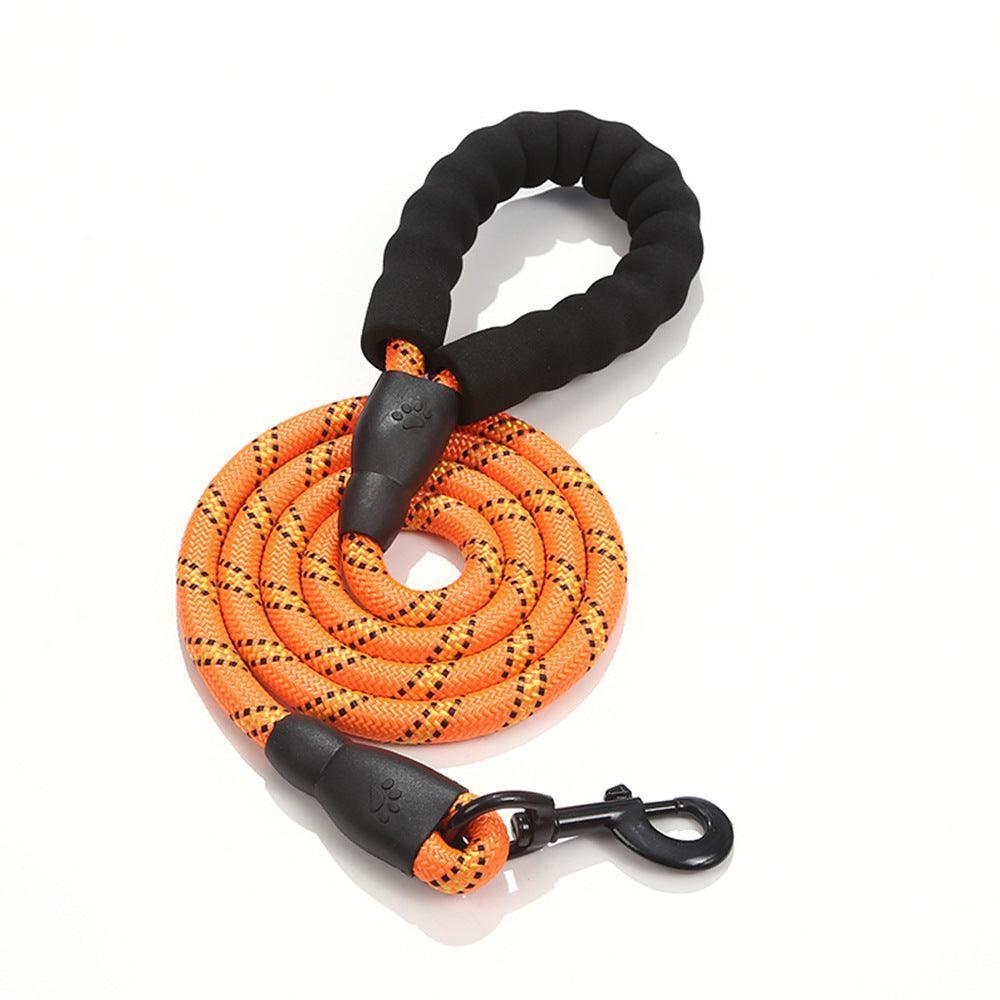 5FT Dog Leash with Comfortable Padded Handle and Highly Reflective Threads - iTalkPet