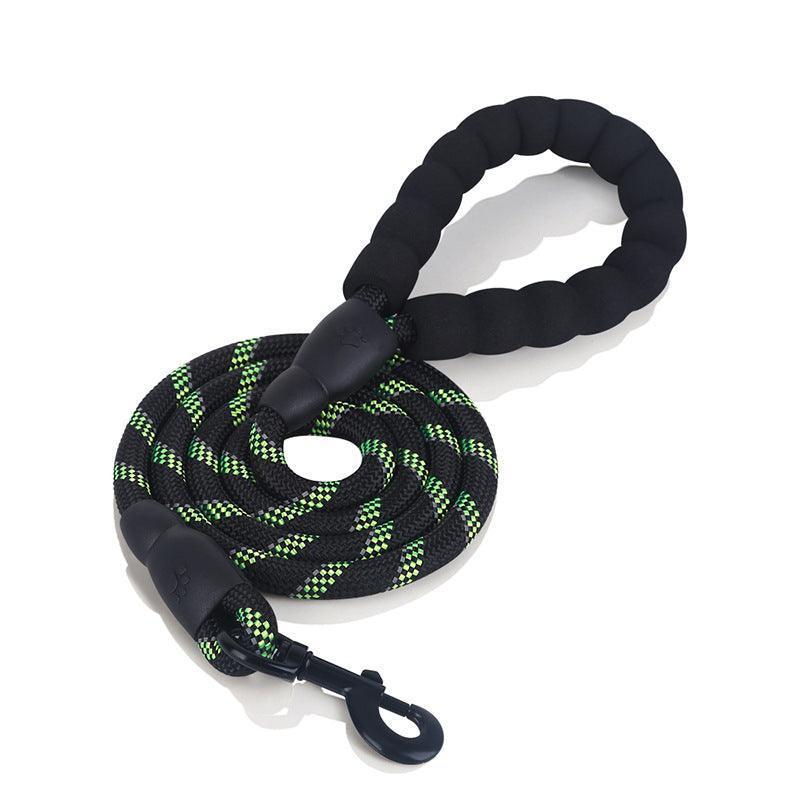 5FT Dog Leash with Comfortable Padded Handle and Highly Reflective Threads - iTalkPet