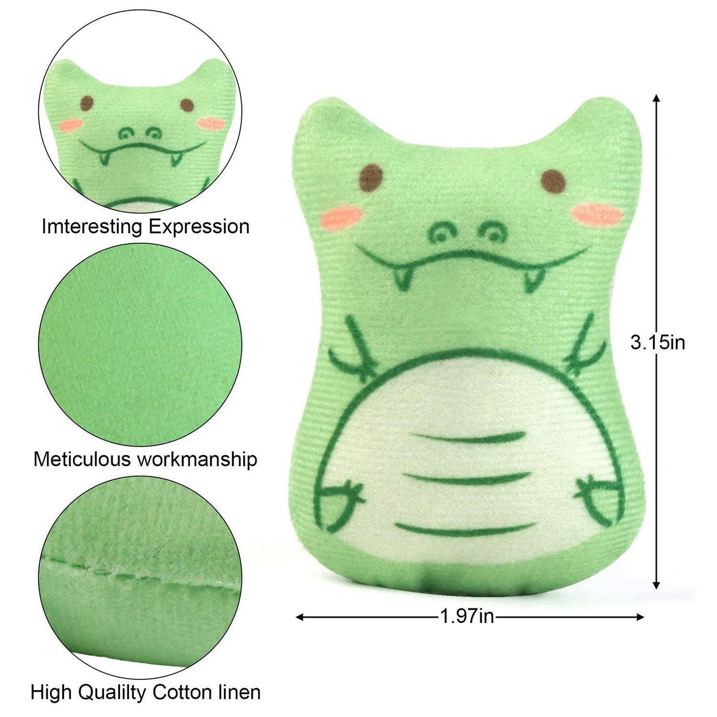 5Pcs Catnip Toy Bite Resistant Chew Toys for Cat - iTalkPet