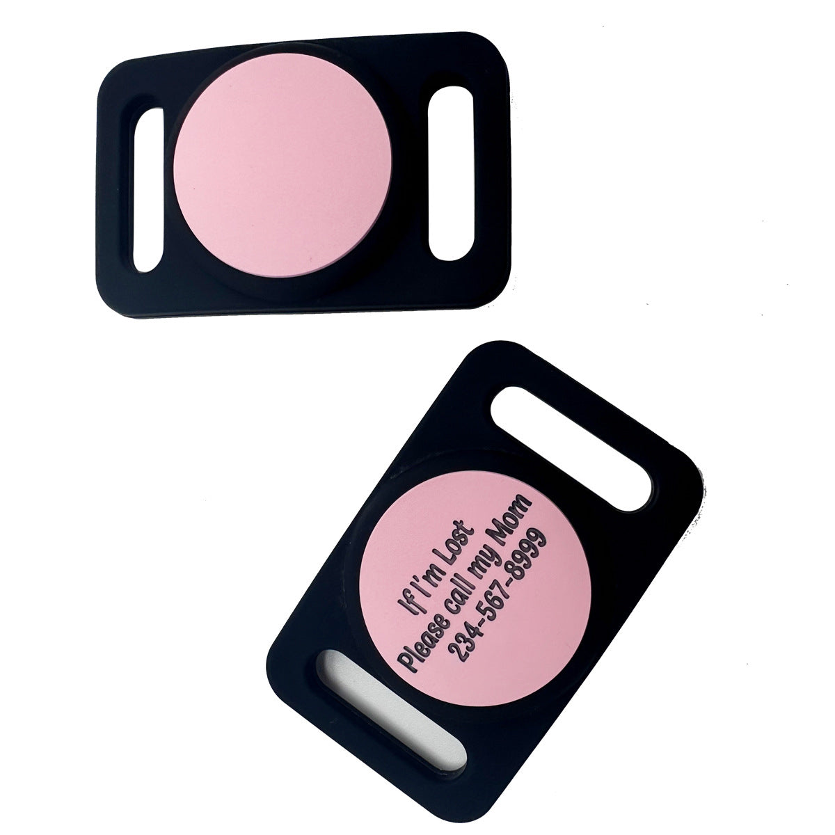 Custom Engraved Airtag Dog Collar Holder - Personalized Airtag Case for Pet Collar