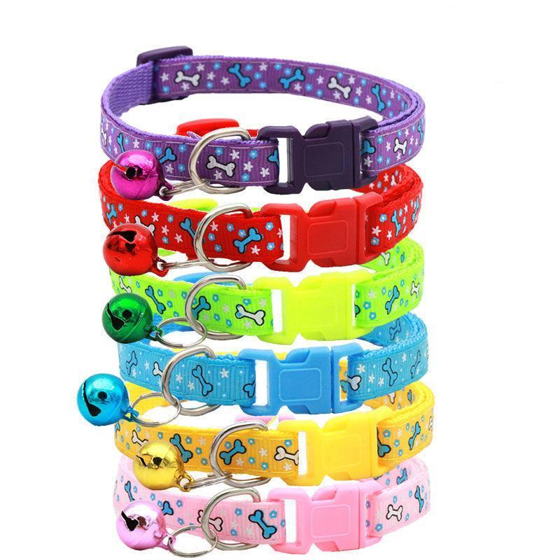 6 PCS Adjustable Cat Collar with Bell - iTalkPet