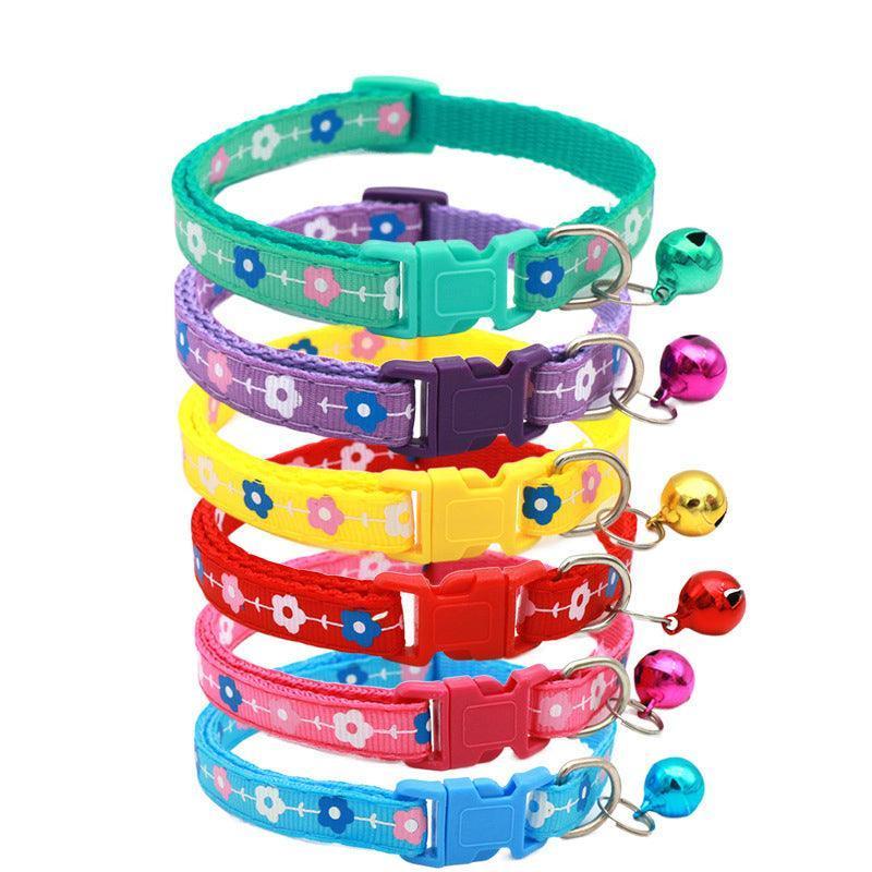 6 PCS Adjustable Cat Collar with Bell - iTalkPet