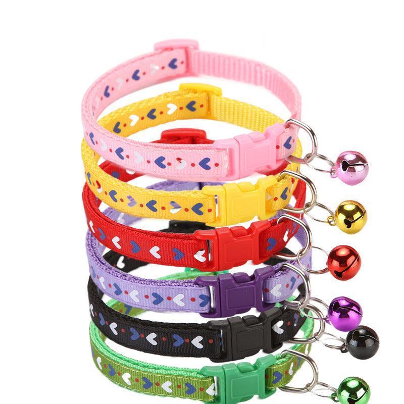 6 PCS Adjustable Cat Collar with Bell - iTalkPet