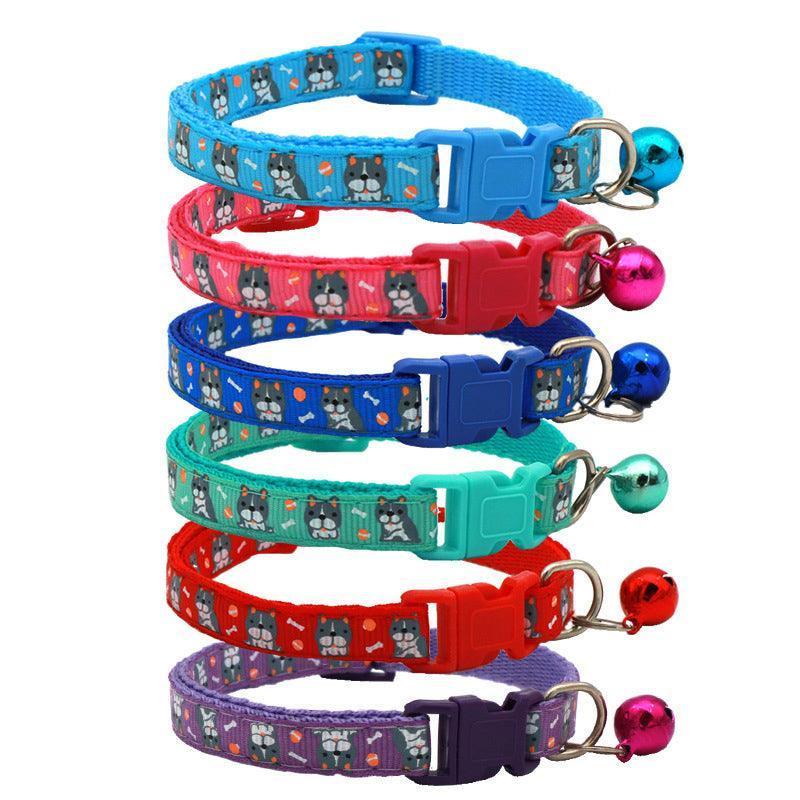 6 PCS Adjustable Cat Collar with Bell - iTalkPet