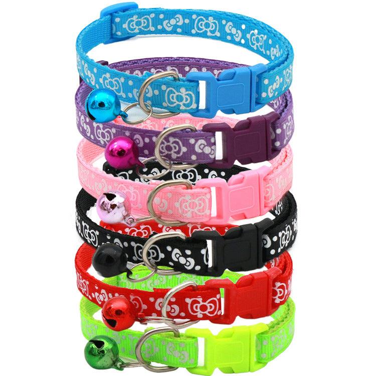 6 PCS Adjustable Cat Collar with Bell - iTalkPet