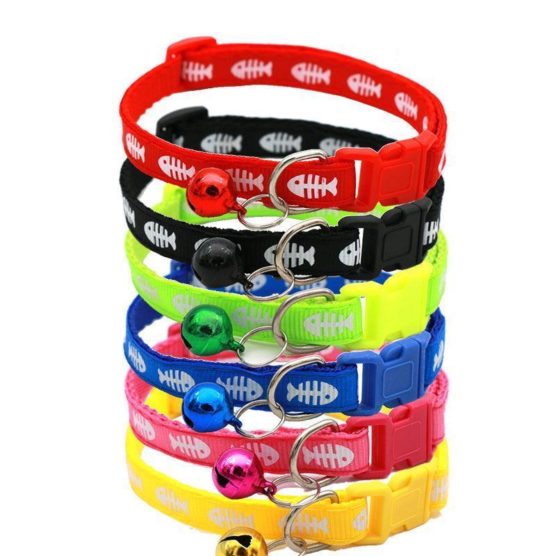 6 PCS Adjustable Cat Collar with Bell - iTalkPet