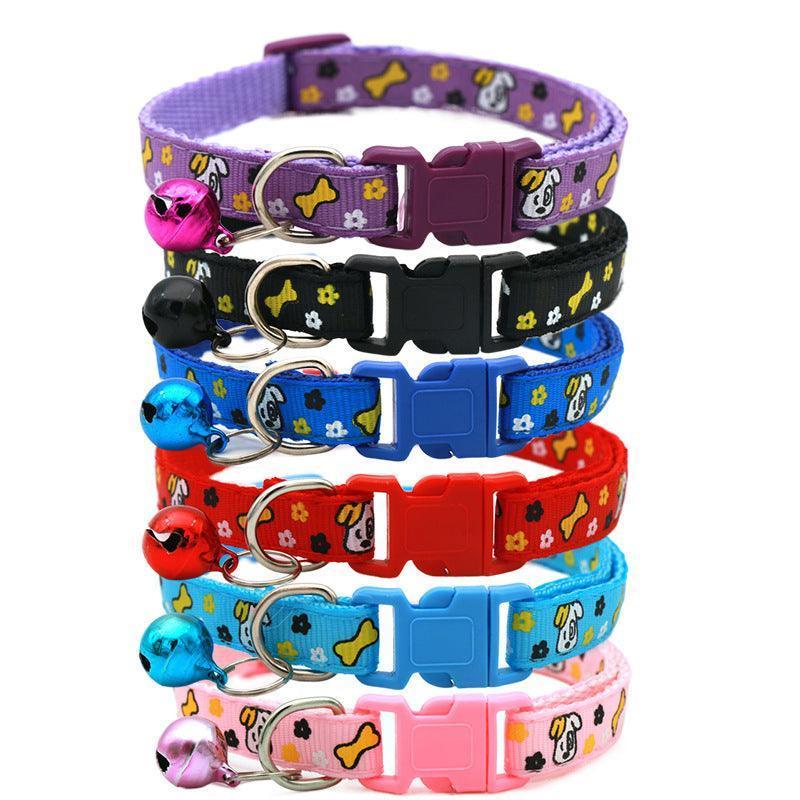 6 PCS Adjustable Cat Collar with Bell - iTalkPet