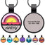 Silent Pet ID Tags - Personalized Engraved Silicone Dog and Cat Name ID Tag
