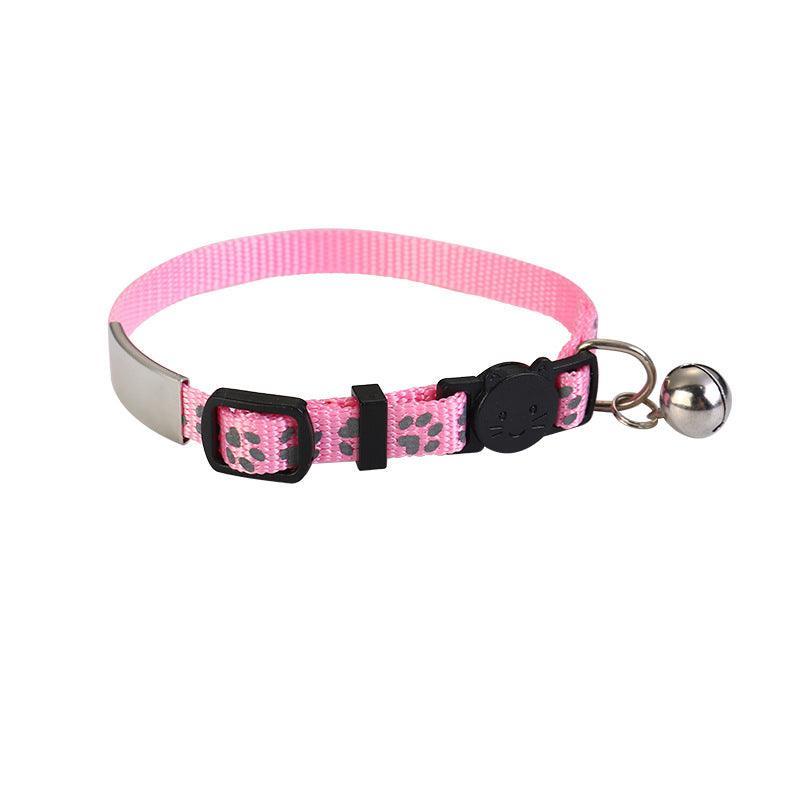 Reflective Nylon Cat Collar with Personalized Tag - iTalkPet