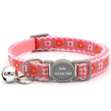 Stripe Modern Adjustable Personalize Dog Collar