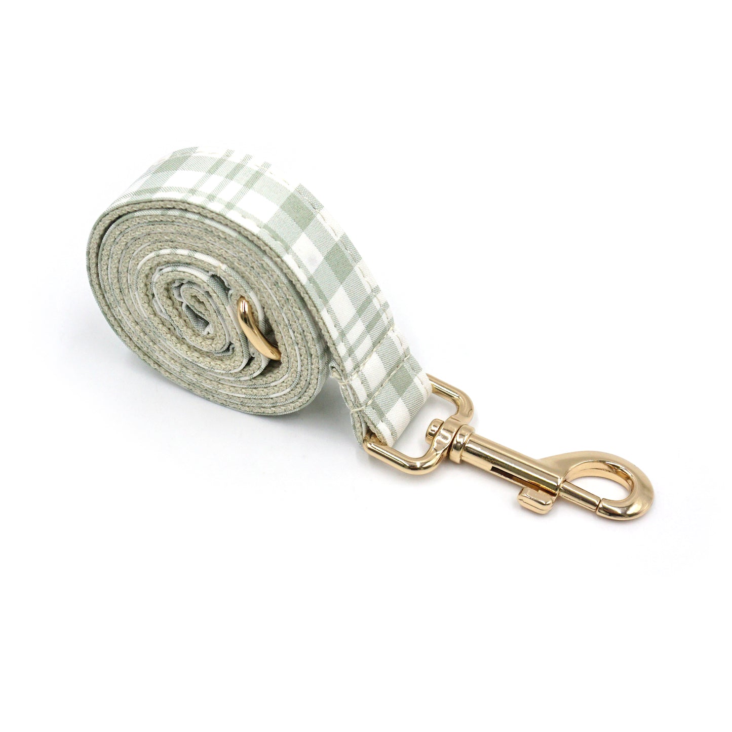 Customized Plaid Dog Collar - Engraved Pet Collar