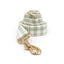 Customized Plaid Dog Collar - Engraved Pet Collar