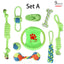9 PCS Durable Rope Knot Dog Toy Assorted Pet Rope Chew Toys - iTalkPet