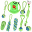 9 PCS Durable Rope Knot Dog Toy Assorted Pet Rope Chew Toys - iTalkPet