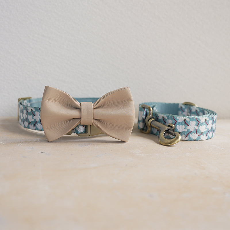 Flower Cute Personalized Dog Collar with Plastic Buckle