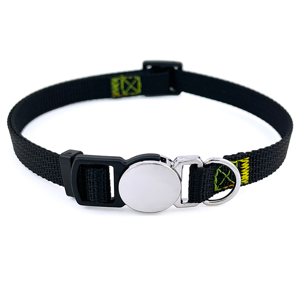 Personalized Nylon Cat Collar 2 Pack Set