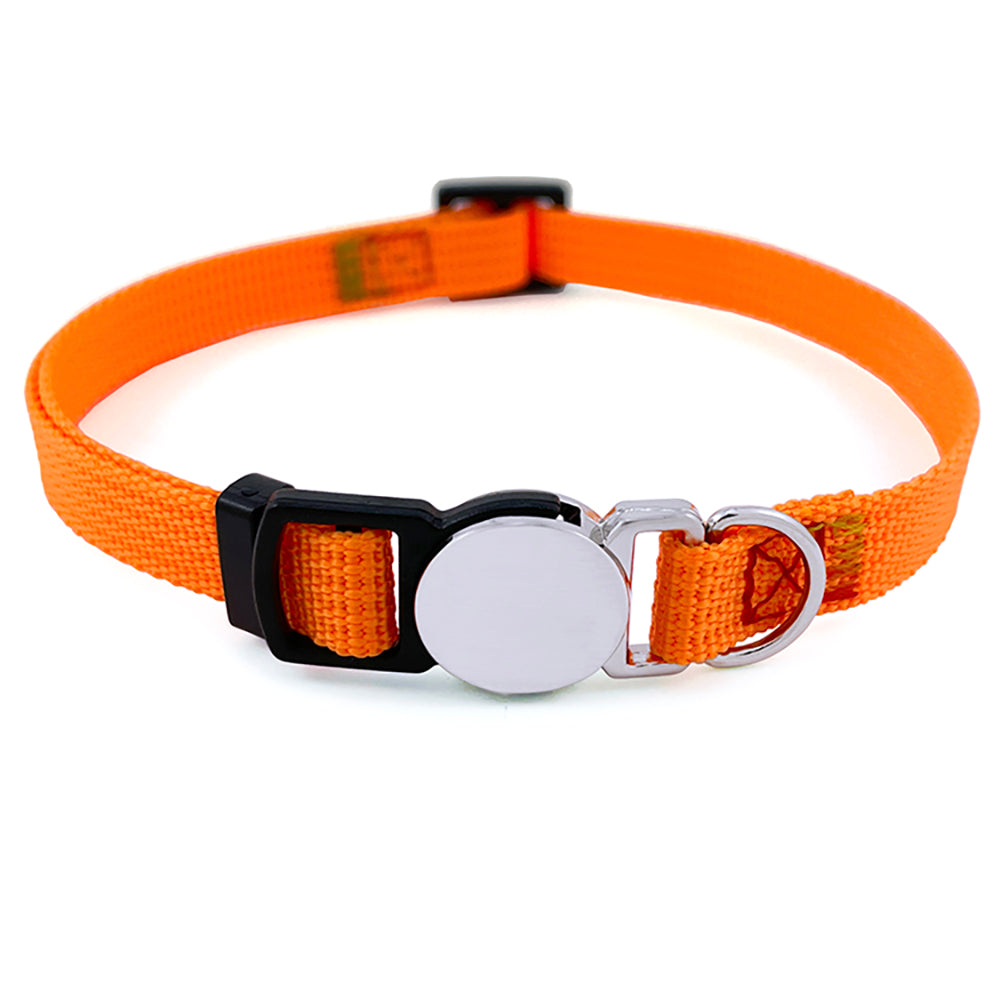 Personalized Nylon Cat Collar 2 Pack Set