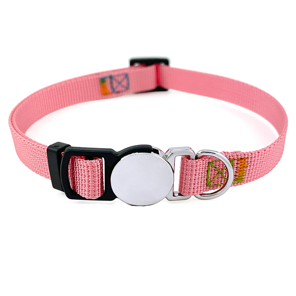 Personalized Nylon Cat Collar 2 Pack Set