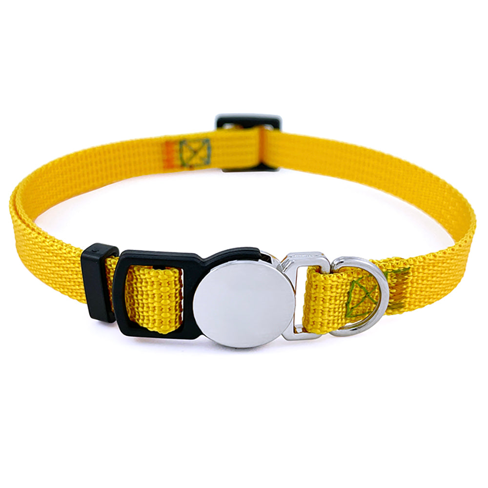 Personalized Nylon Cat Collar 2 Pack Set