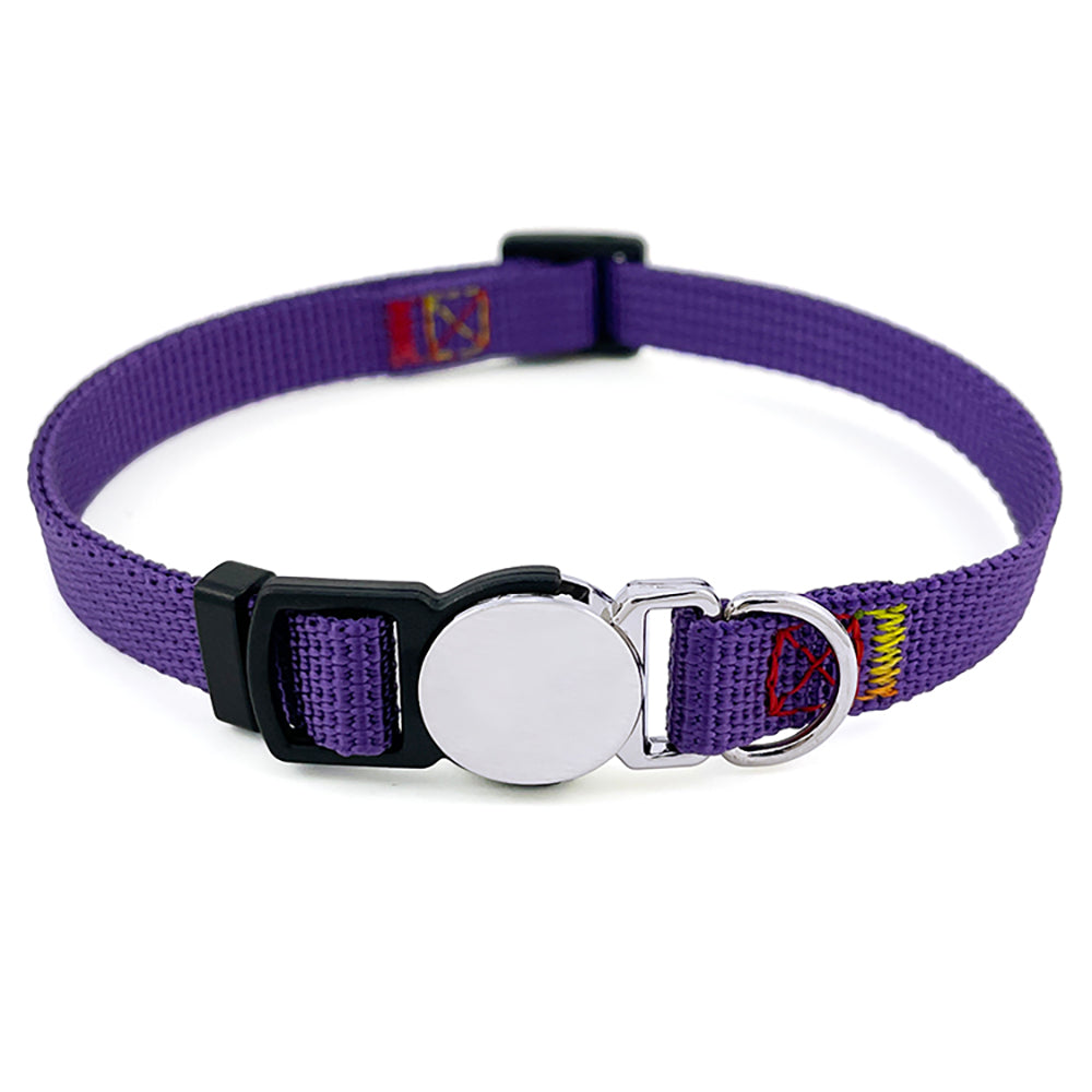 Personalized Nylon Cat Collar 2 Pack Set