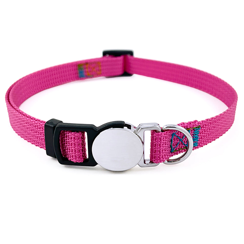 Personalized Nylon Cat Collar 2 Pack Set
