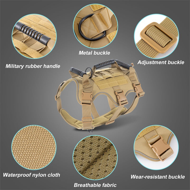 Tactical Harness for Medium to Large Dogs