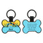 Silicone Personalized Dog ID Tags - Engraved Two Sides
