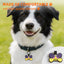 Silicone Personalized Dog ID Tags - Engraved Two Sides