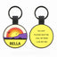 Silicone Personalized Dog ID Tags - Engraved Two Sides