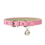 Adjustable PU Leather Cat Collar with Bell - iTalkPet