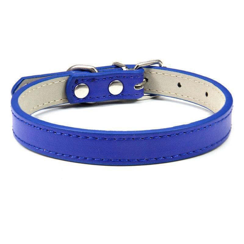 Adjustable PU Leather Dog Collar - iTalkPet