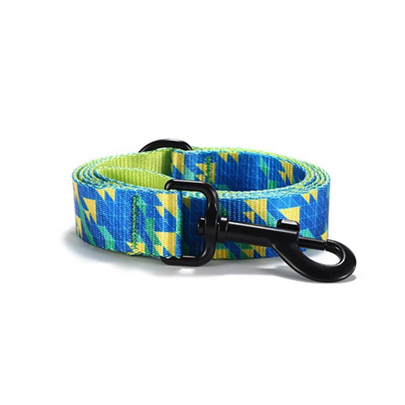 Blue Sea Personalized Dog Collar with Leas & Bow tie Set - iTalkPet