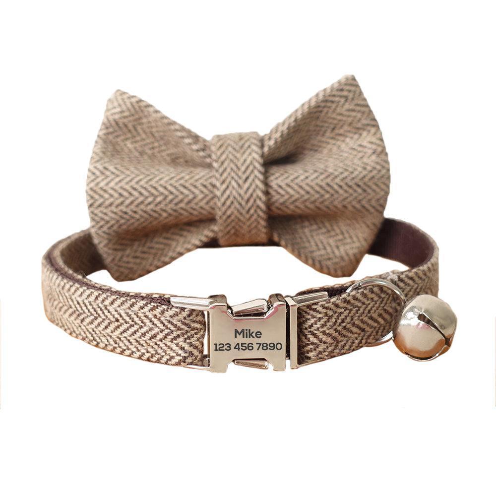 Boy Kitten Collar Adjustable Personalized Cat Collar - iTalkPet