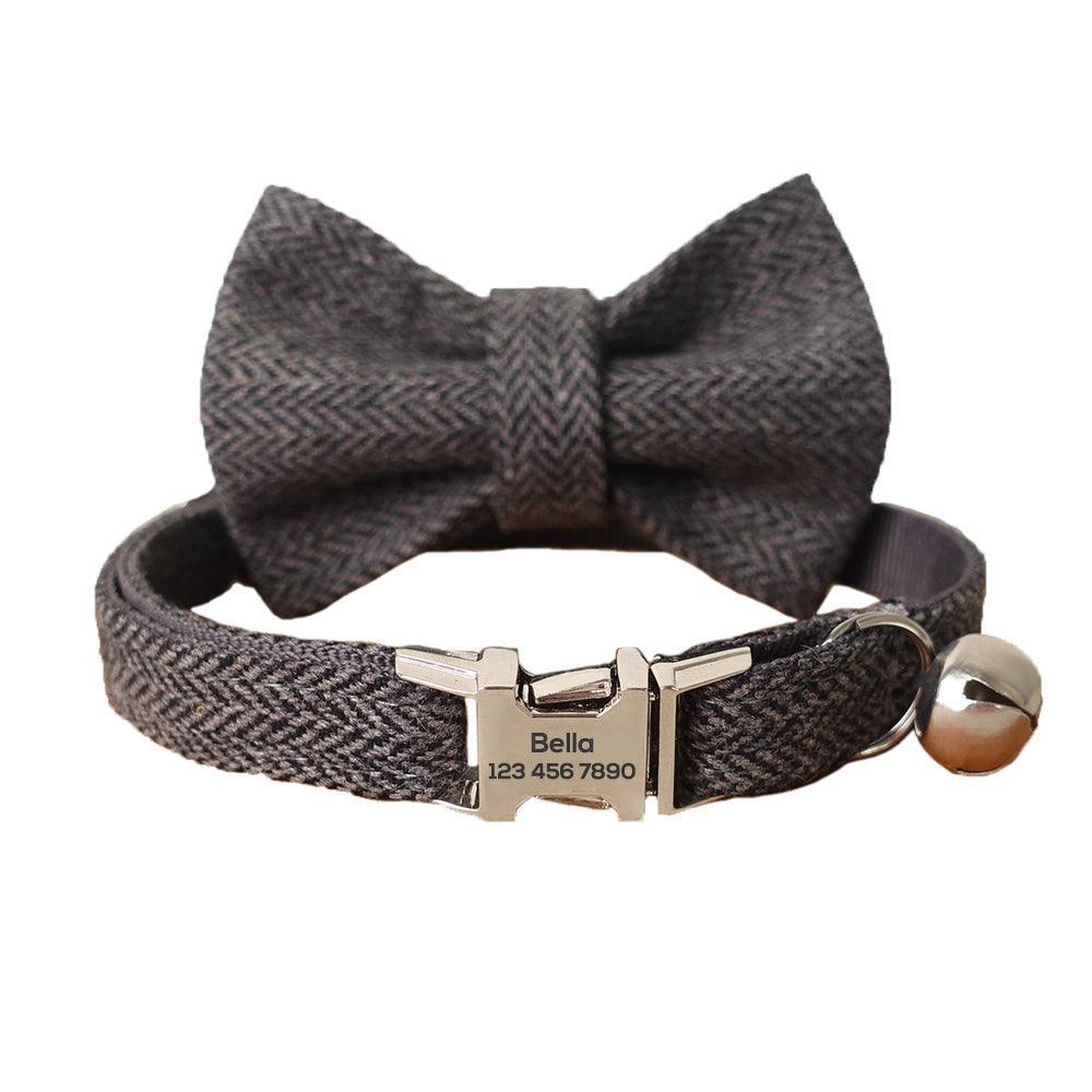 Boy Kitten Collar Adjustable Personalized Cat Collar - iTalkPet