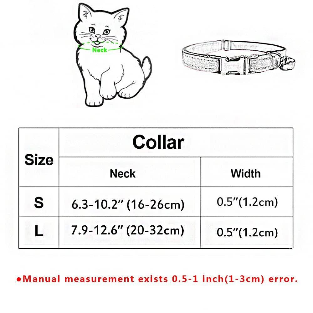 Breakaway Velvet Personalized Cat Collar with Bell - iTalkPet