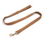 Brown Stripe Velvet Personalized Dog Collar Leash Harness Bowtie Set - iTalkPet