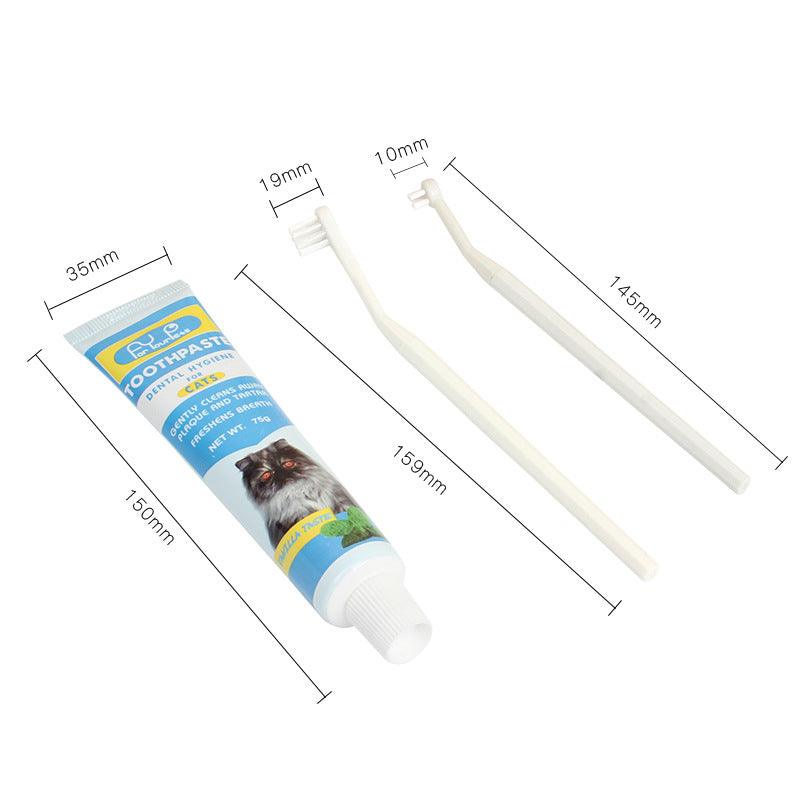 Cat Oral Care Set - Fresh Breath Dental Kit - iTalkPet