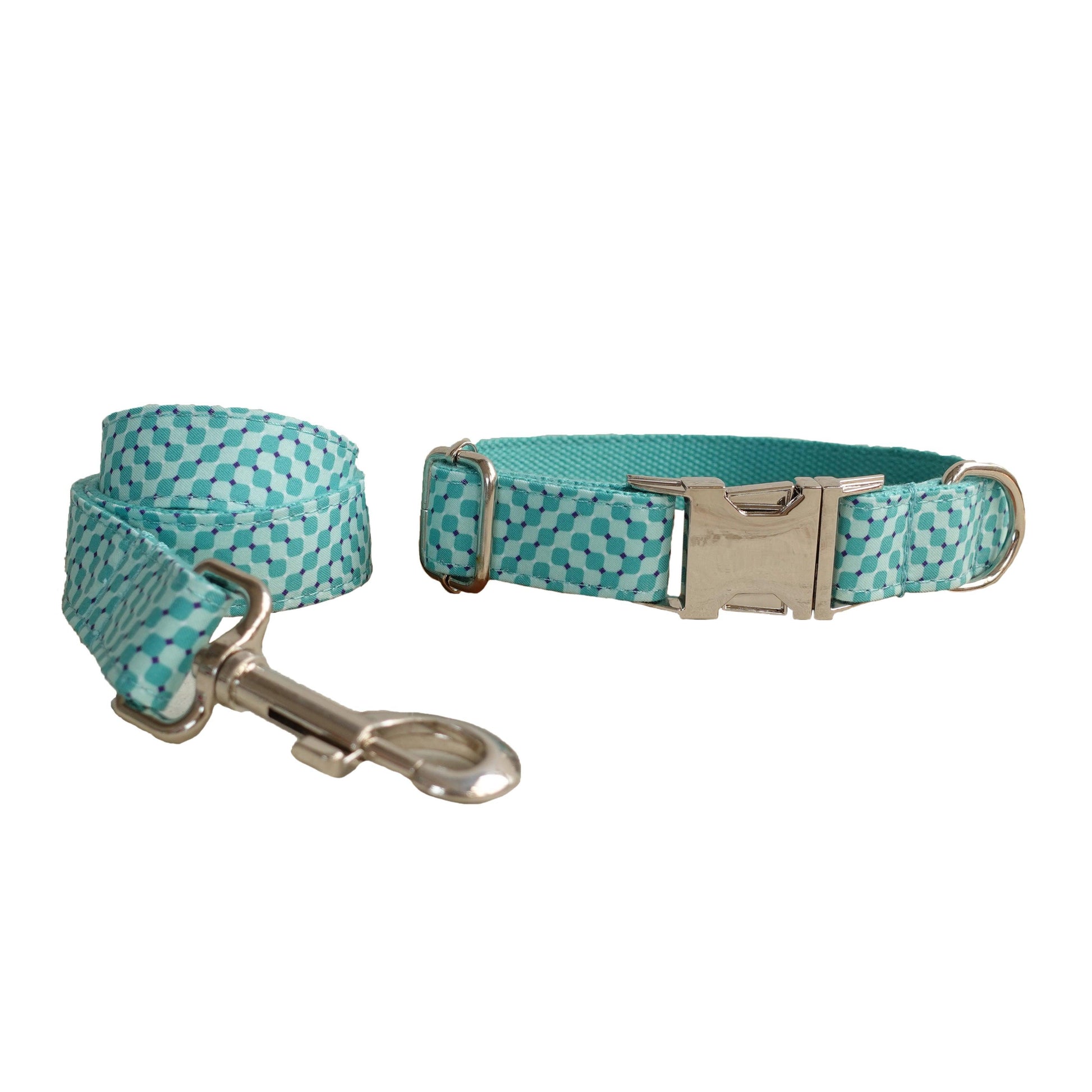 Colorful Print Soft Personalized Dog Collar Set - iTalkPet