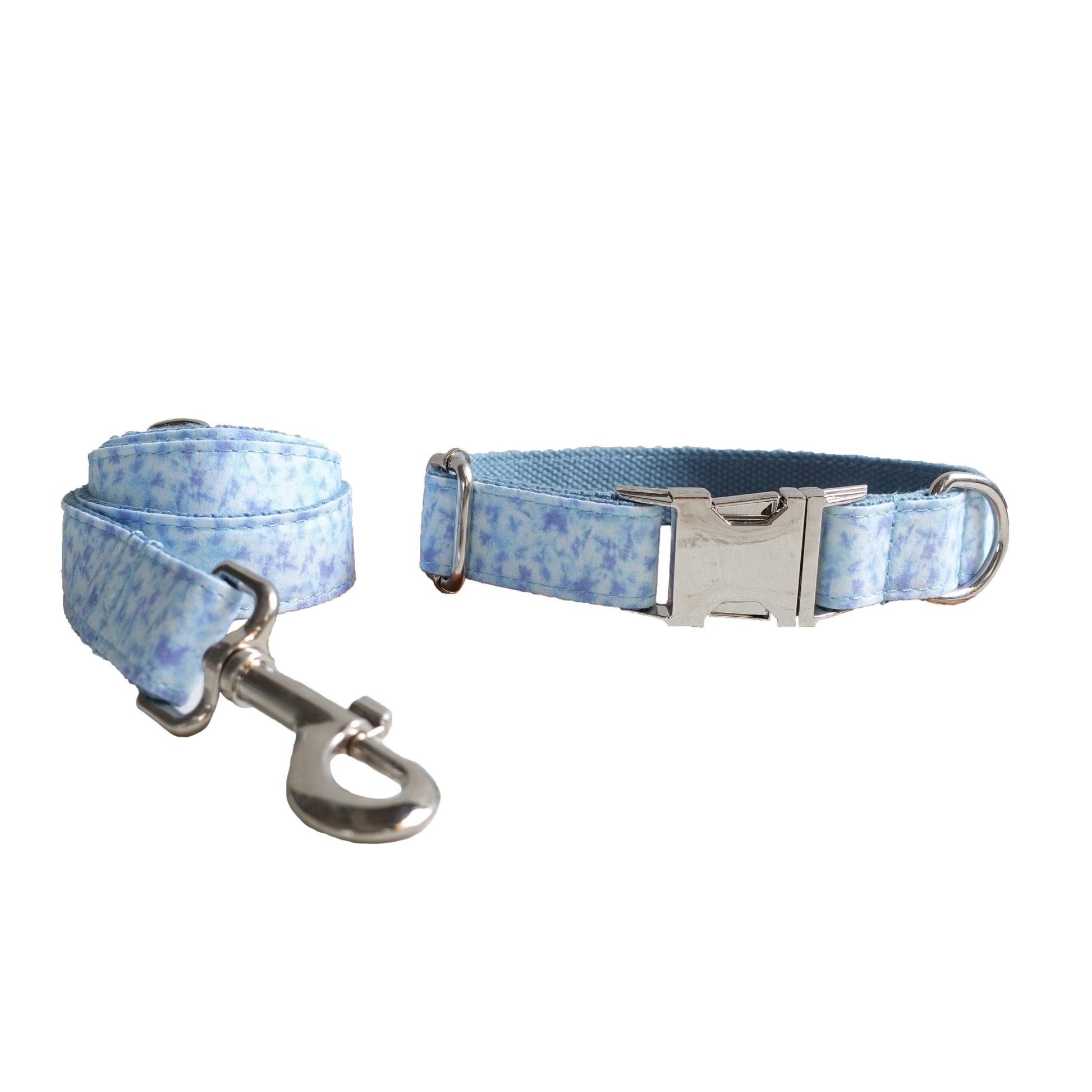 Colorful Print Soft Personalized Dog Collar Set - iTalkPet