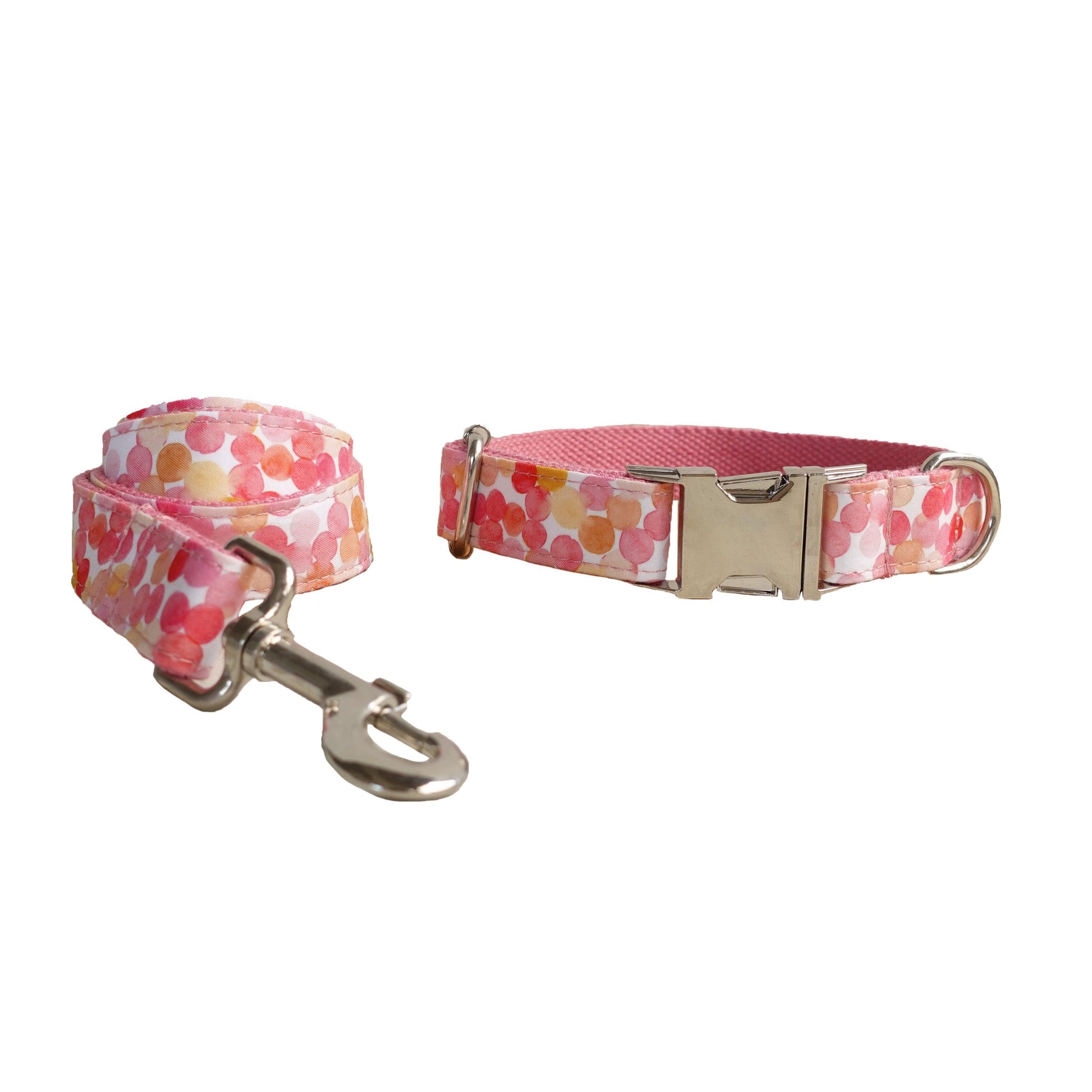 Colorful Print Soft Personalized Dog Collar Set - iTalkPet