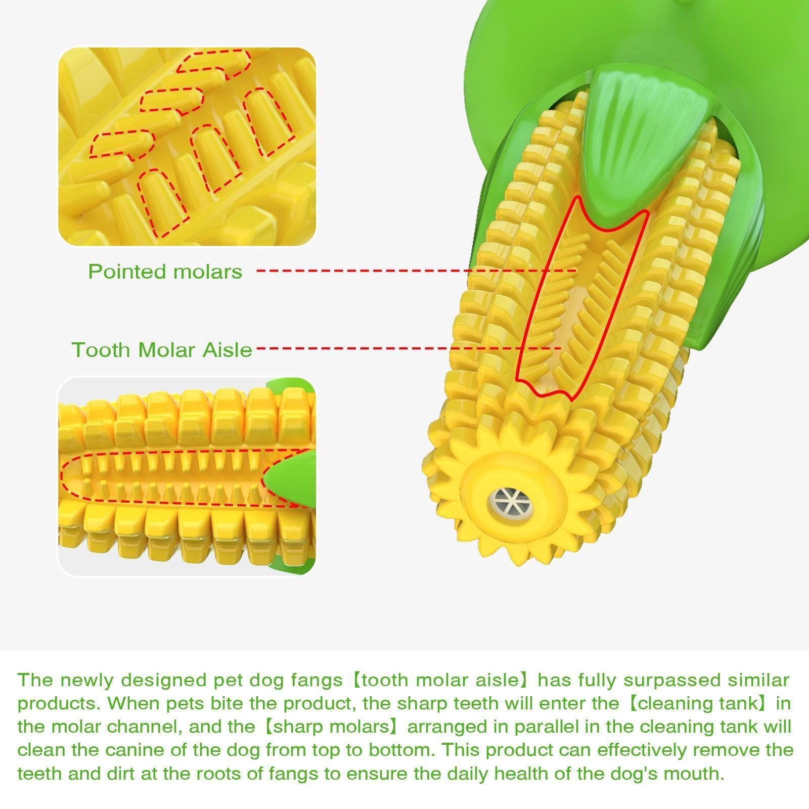 Corn Squeaky Dog Chew Toys for Aggressive Chewers - iTalkPet