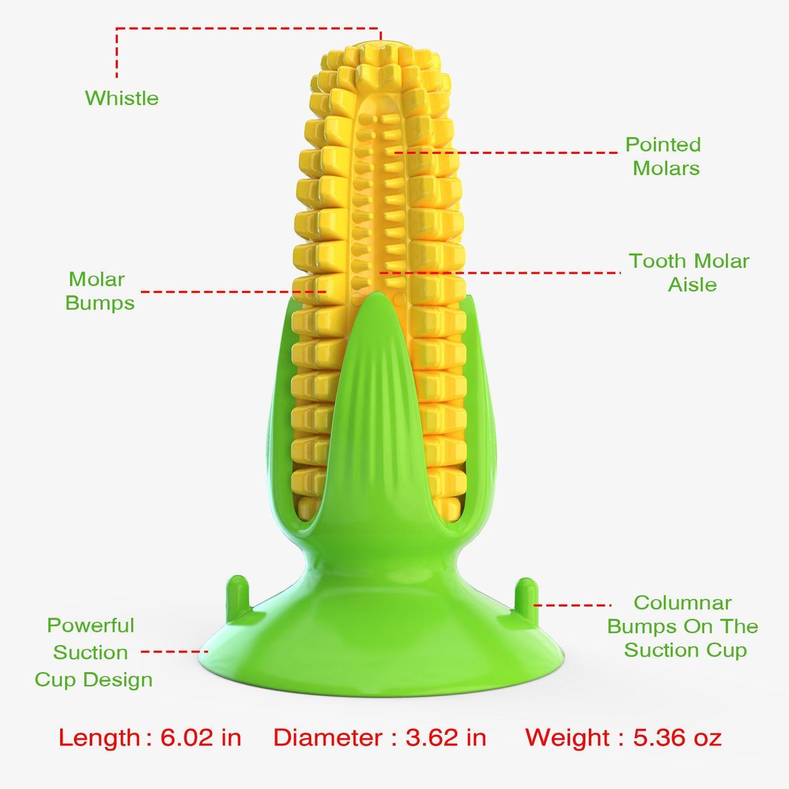 Corn Squeaky Dog Chew Toys for Aggressive Chewers - iTalkPet