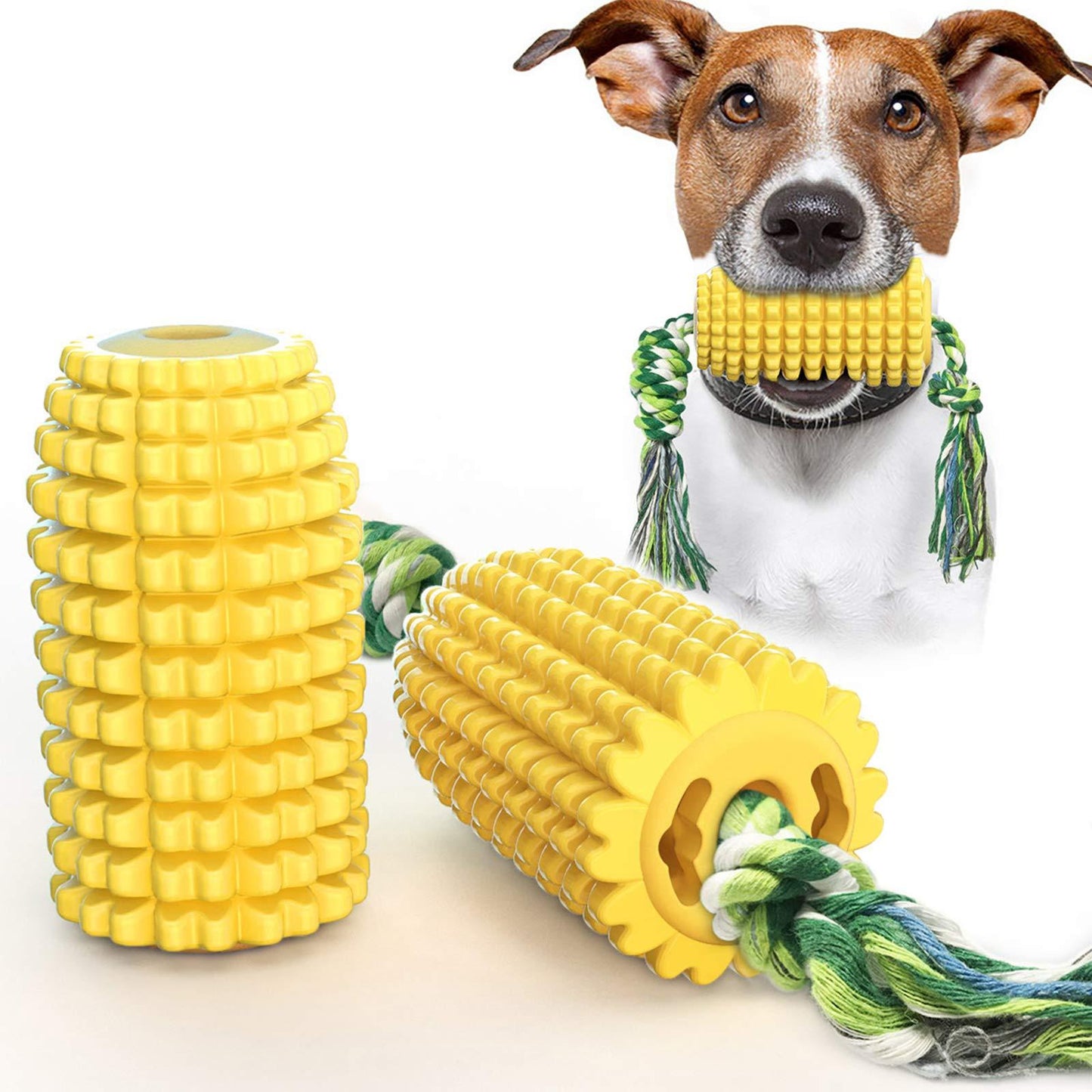 Corn Squeaky Dog Chew Toys for Aggressive Chewers - iTalkPet
